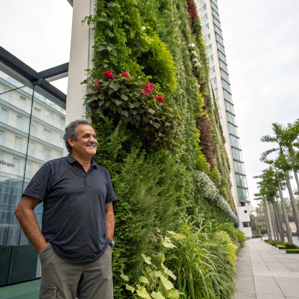 Testimonial by Vincent Green on his vertical garden